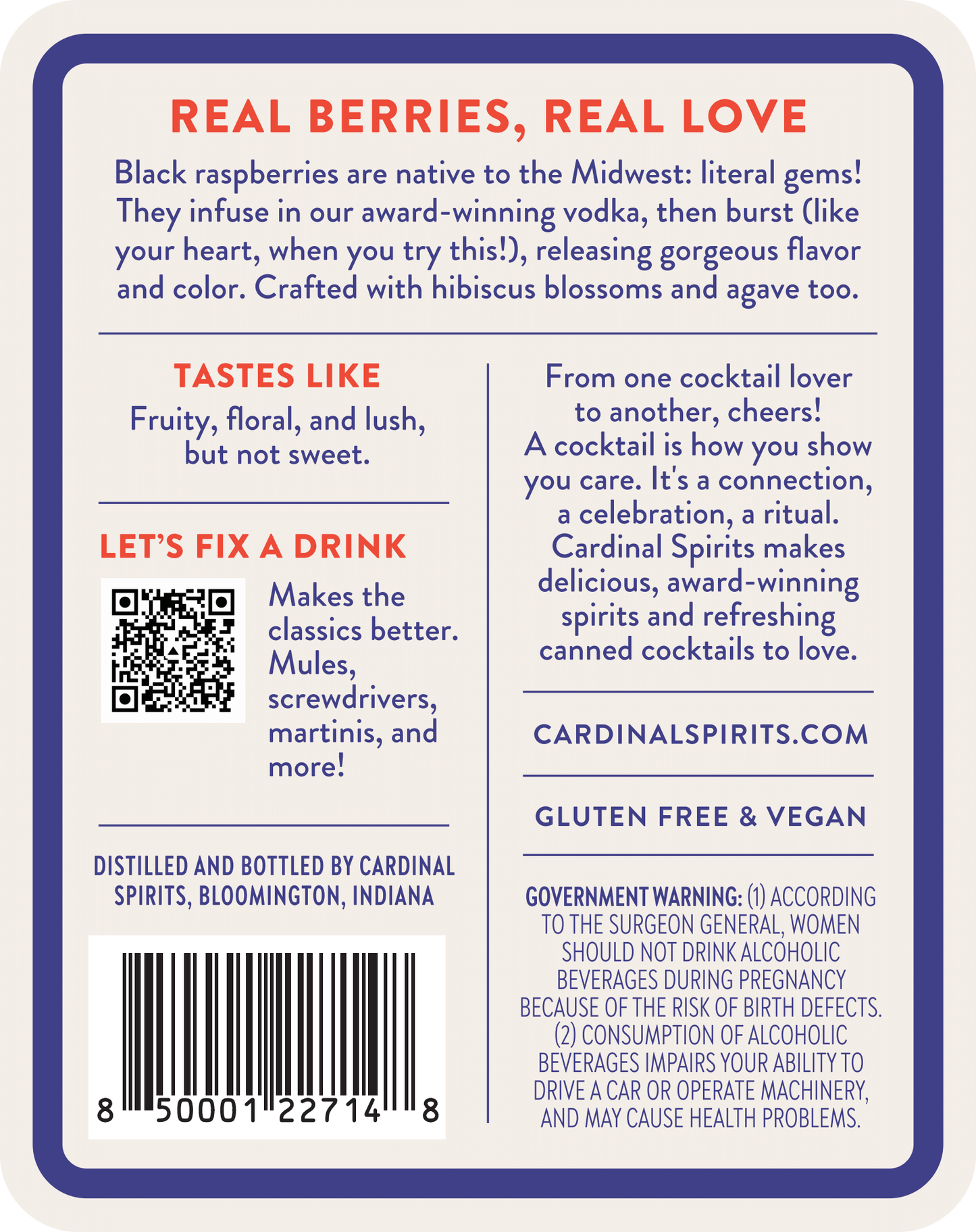 Bramble Black Raspberry Vodka